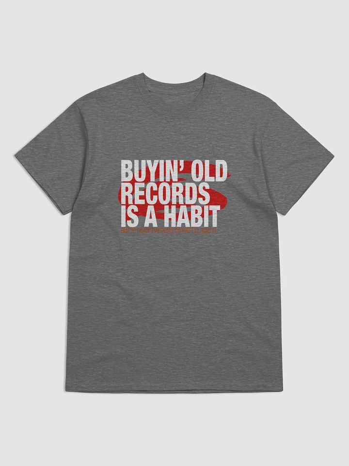 Buyin' Old Records Tee (White Print) product image (3)