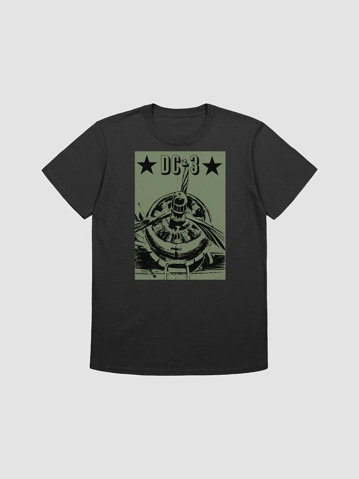 Dakota DC-3 Army Green & Black Unisex Softstyle T-shirt product image (1)