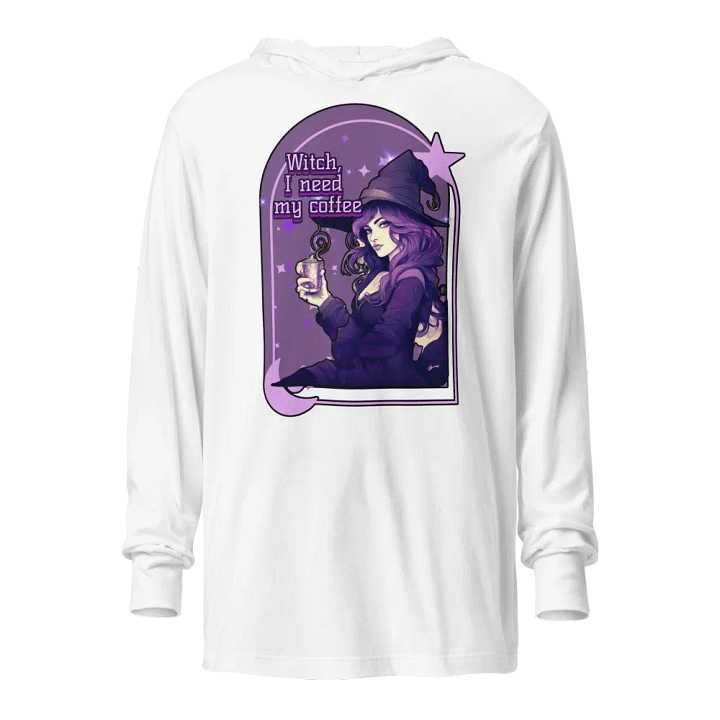 Mystical Witch's Coffee hooded tee product image (1)