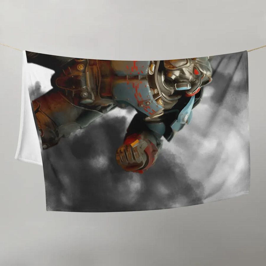 Power Armor Smokey Cloud Throw Blanket product image (9)