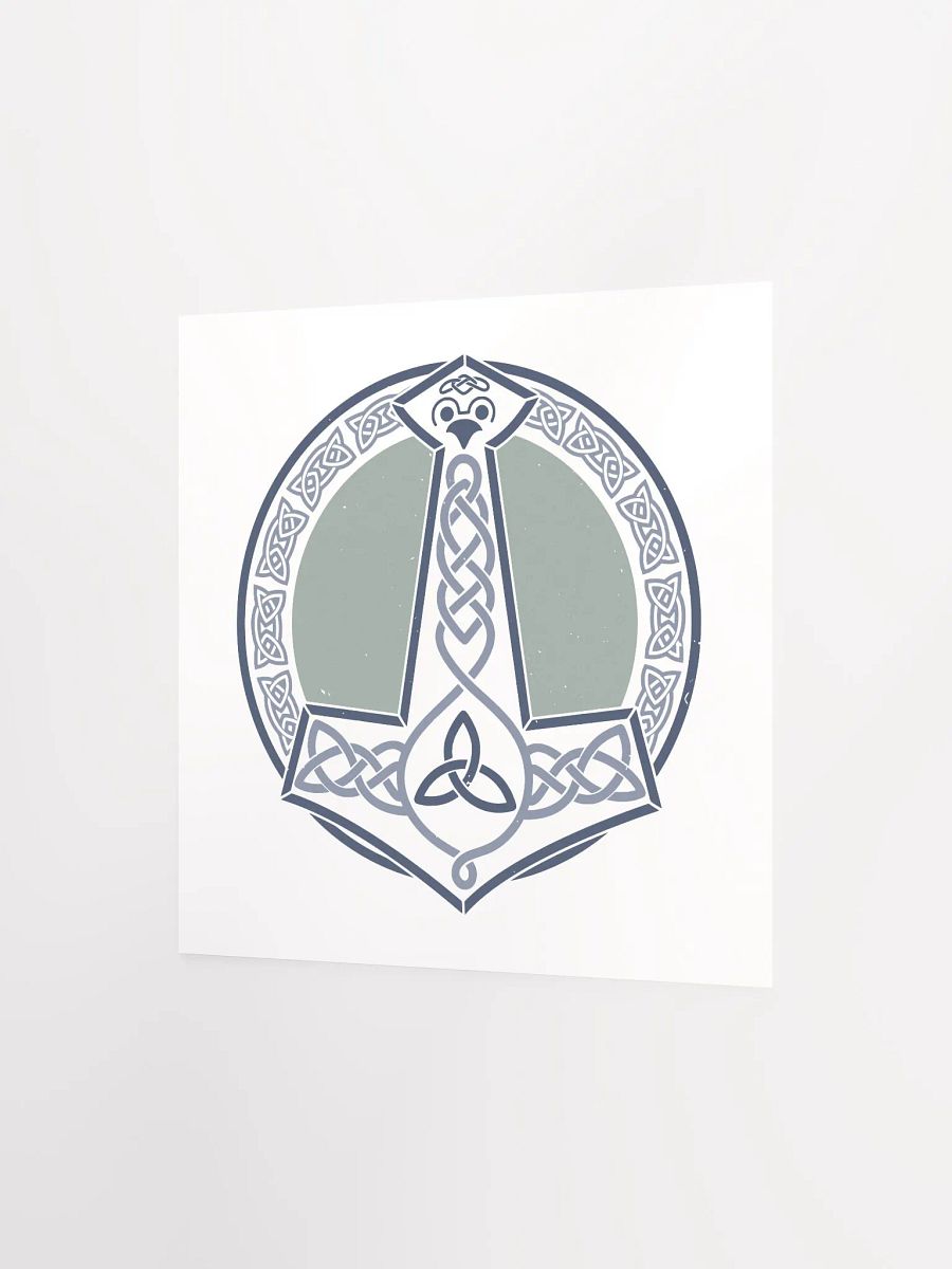 Blue Mjölnir Poster product image (7)