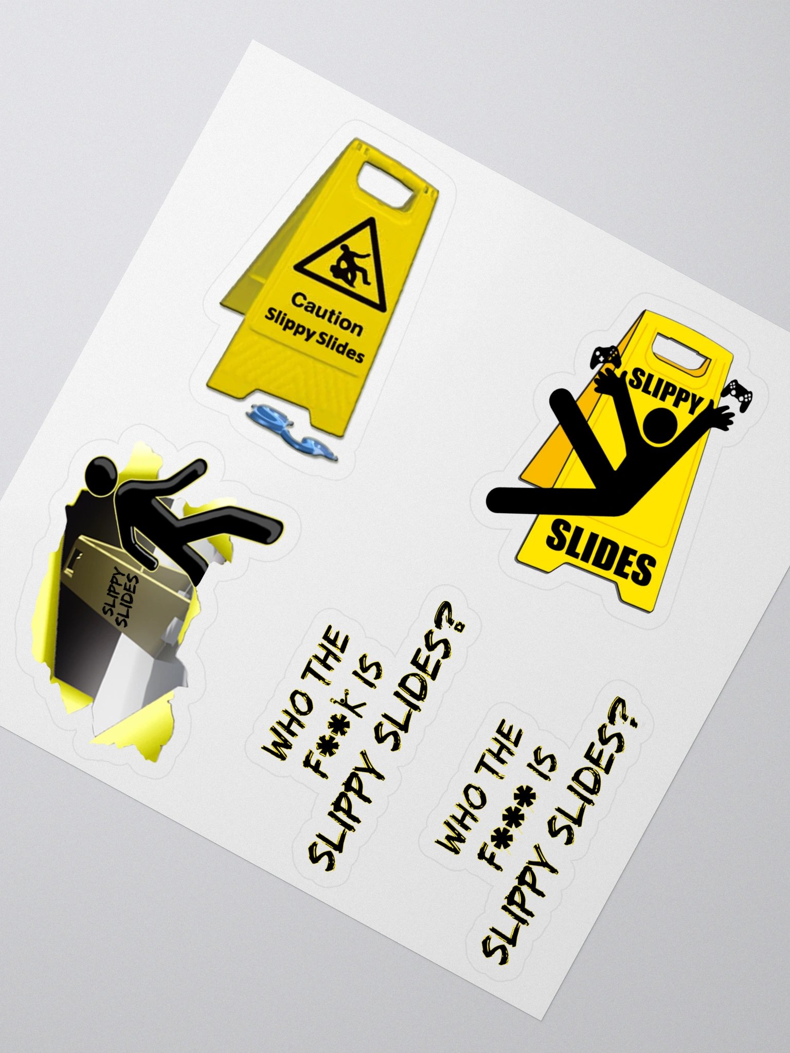 Slippy Slides Logo Sticker Selection product image (2)