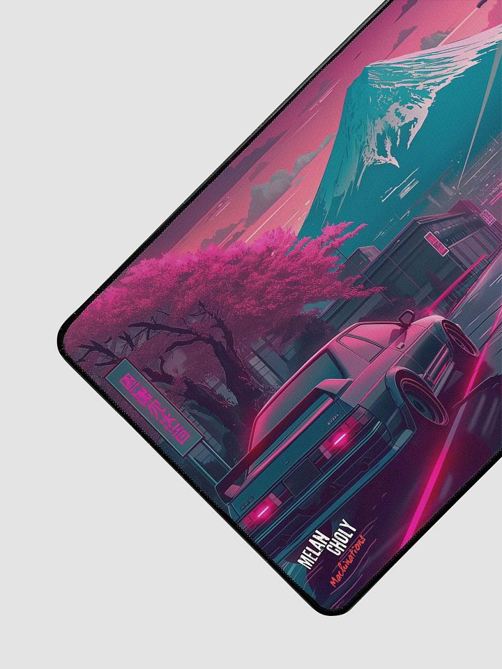 Neon Fuji Desk Mat product image (2)