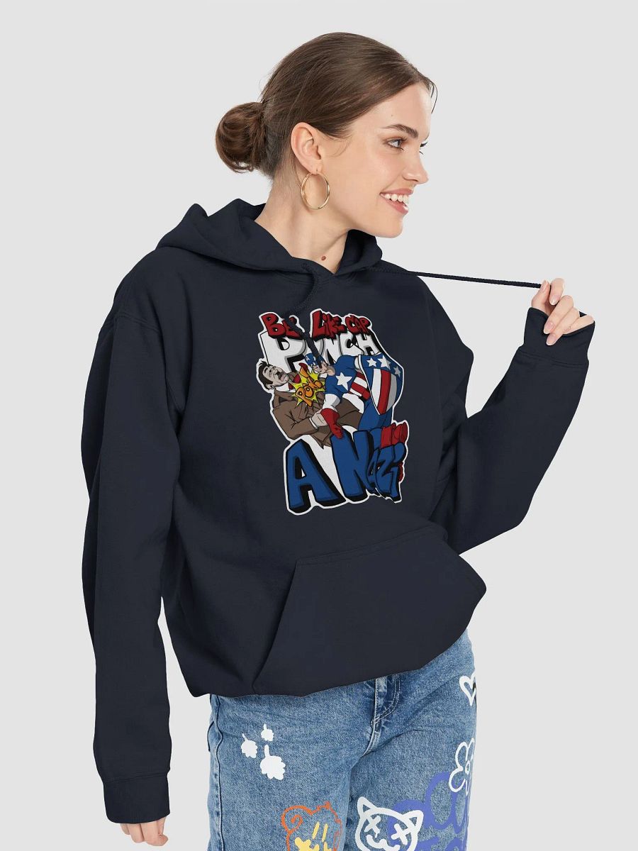 Be Like Cap and Punch a Nazi - Hoodie product image (7)