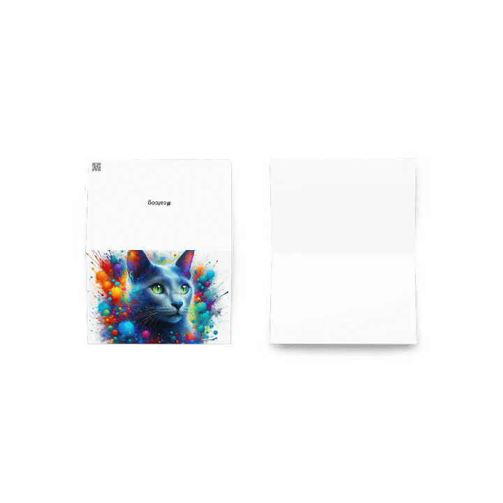 Greeting Card: Russian Blue product image (2)