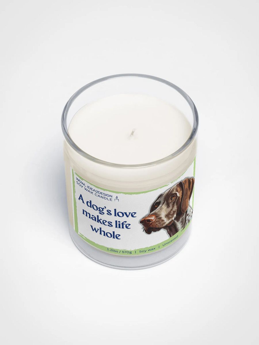 German Shorthaired Pointer Dog Lover Best Gift, Large Capacity, Great Value & Eco-Friendly Candle – 1.2 lbs of Pure Serenity product image (3)