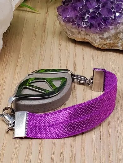 Lilac Elastic Bracelet | Handmade Accessory for Bellabeat Leaf Urban & Ivy product image (1)