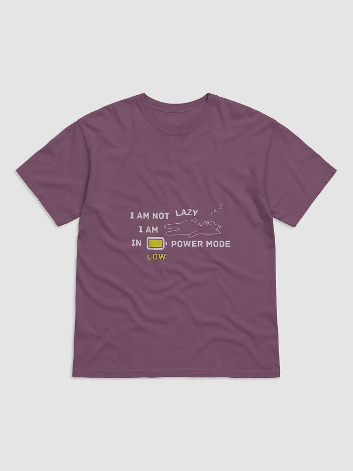 I'm on Low Power Mode Super Soft T-shirt - Super Soft T-shirt For Daily Use, T-shirt For Active Wear, T-shirt For Running, T-shirt for Gifting Elevate Your Style with Comfort product image (6)