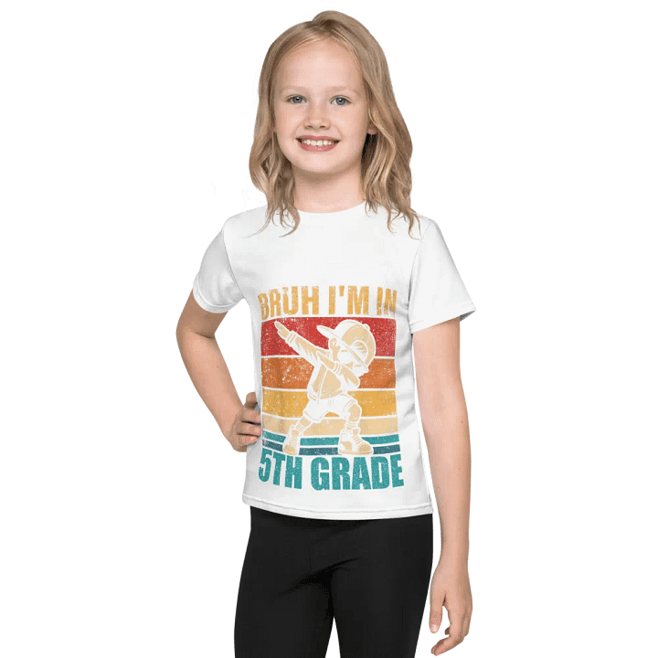 Bruh, I'm in 5th Grade - Funny T-Shirt product image (1)