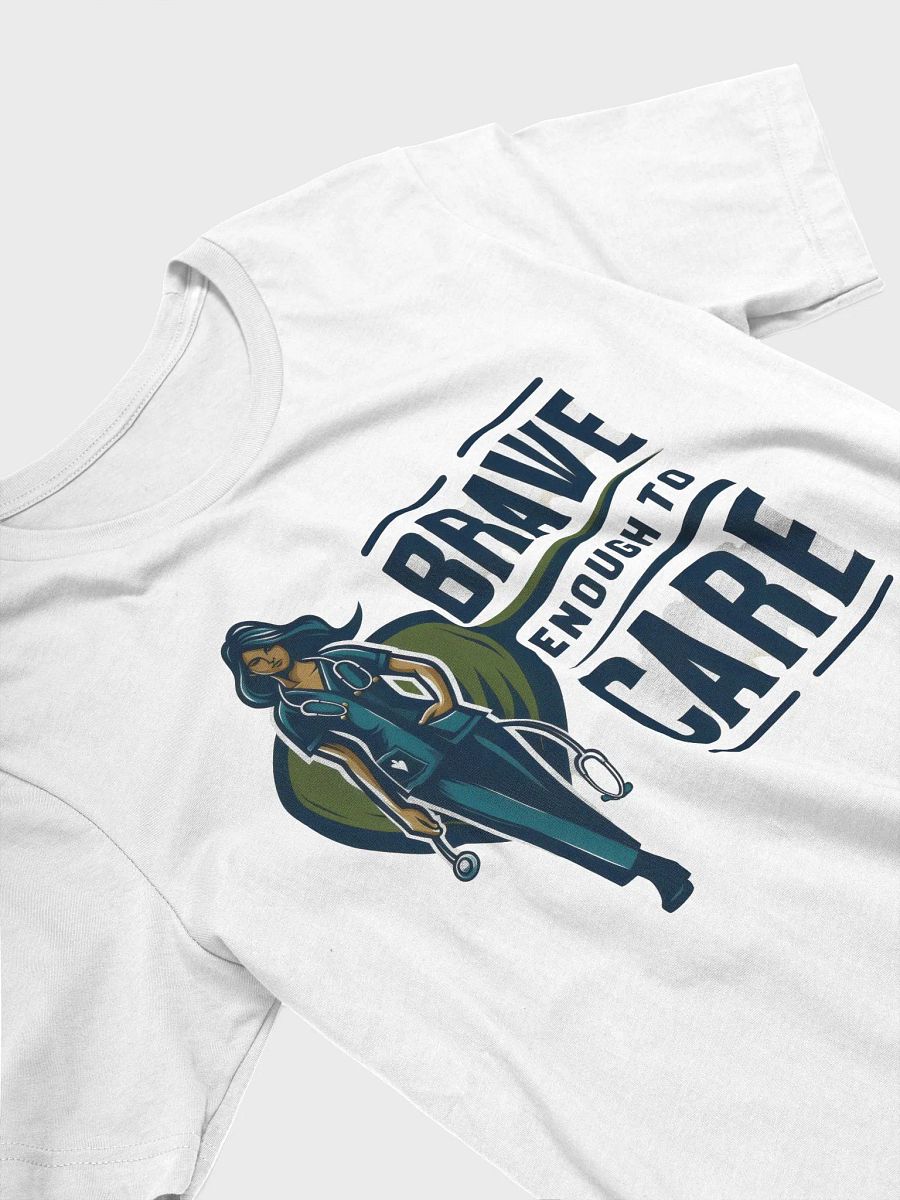 brave enough to care t-shirt product image (3)
