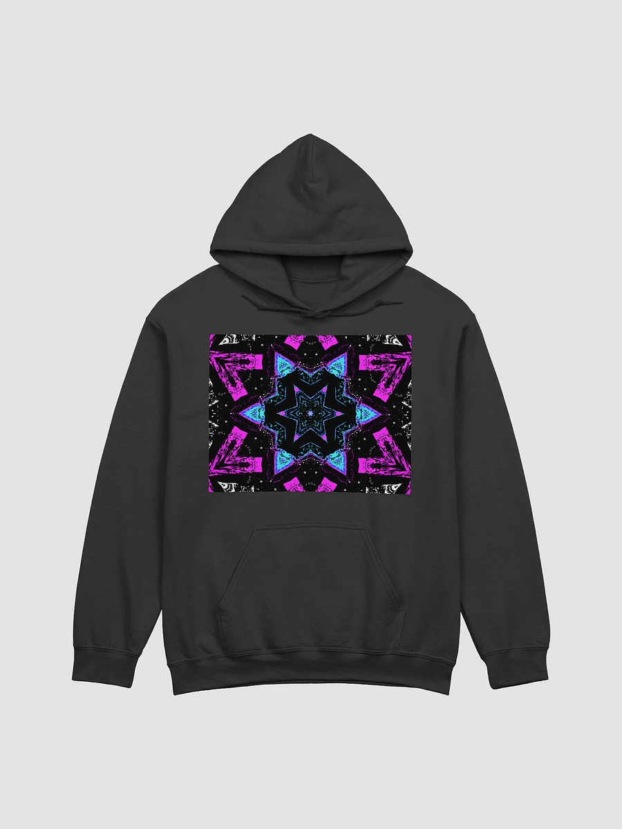 Abstract Vibrant Kaleidoscope of Turquoise and Pinks Women's Classic Hoodie product image (1)