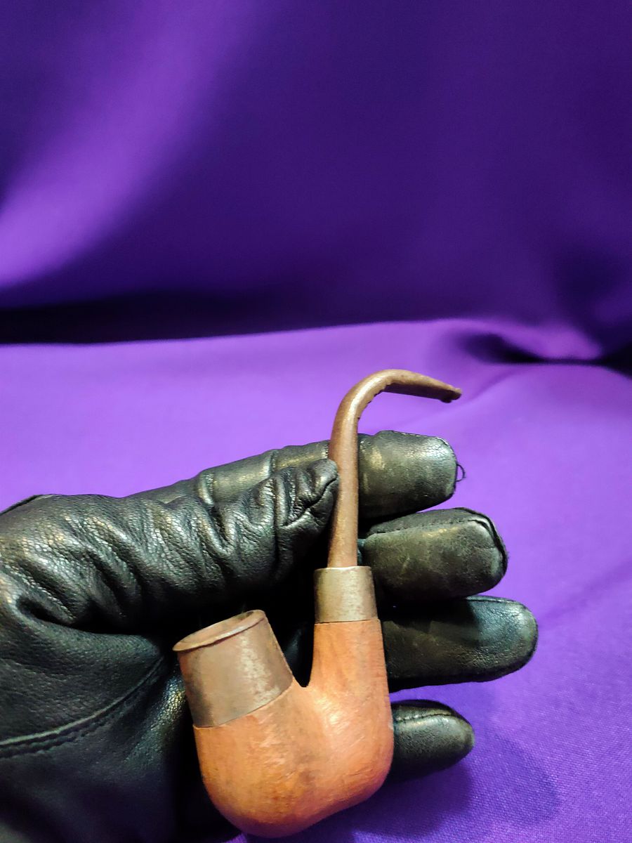 Único e exclusivo Cachimbo, madeira e ferro, relíquia, item útil feito à mão, coleção de cachimbos product image (5)