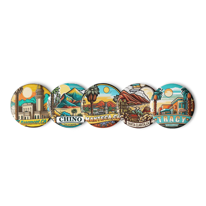 California's Hidden Gems - Set Of 5 Pins product image (2)