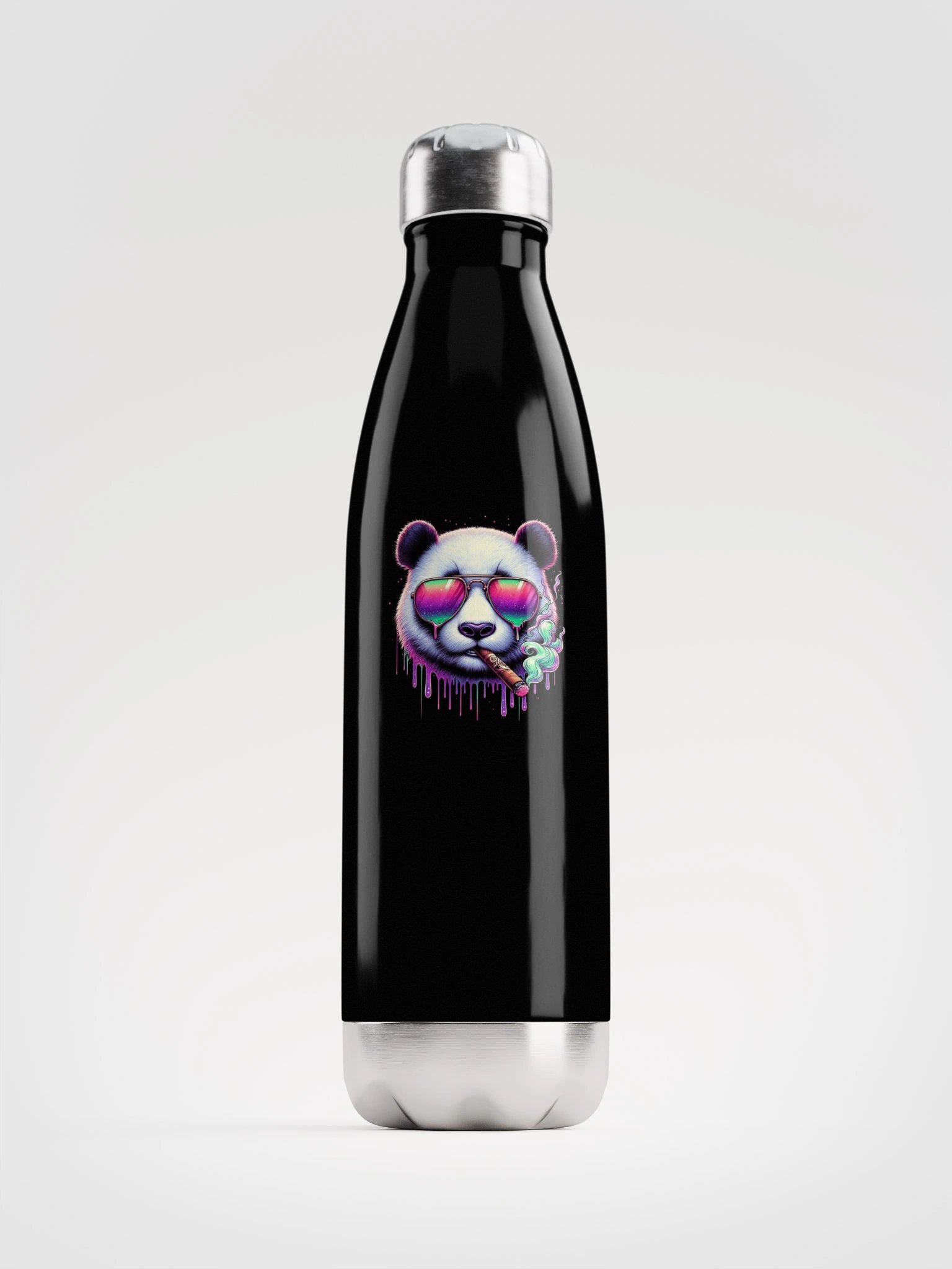 Panda Vibes Stainless Steel Water Bottle product image (1)