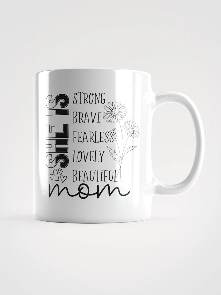 Vertical Vibes White Glossy Mug product image (3)