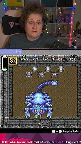 We're back at it. Beat Dark Palace today!

Chat was adamant about insisting i beat him on the 