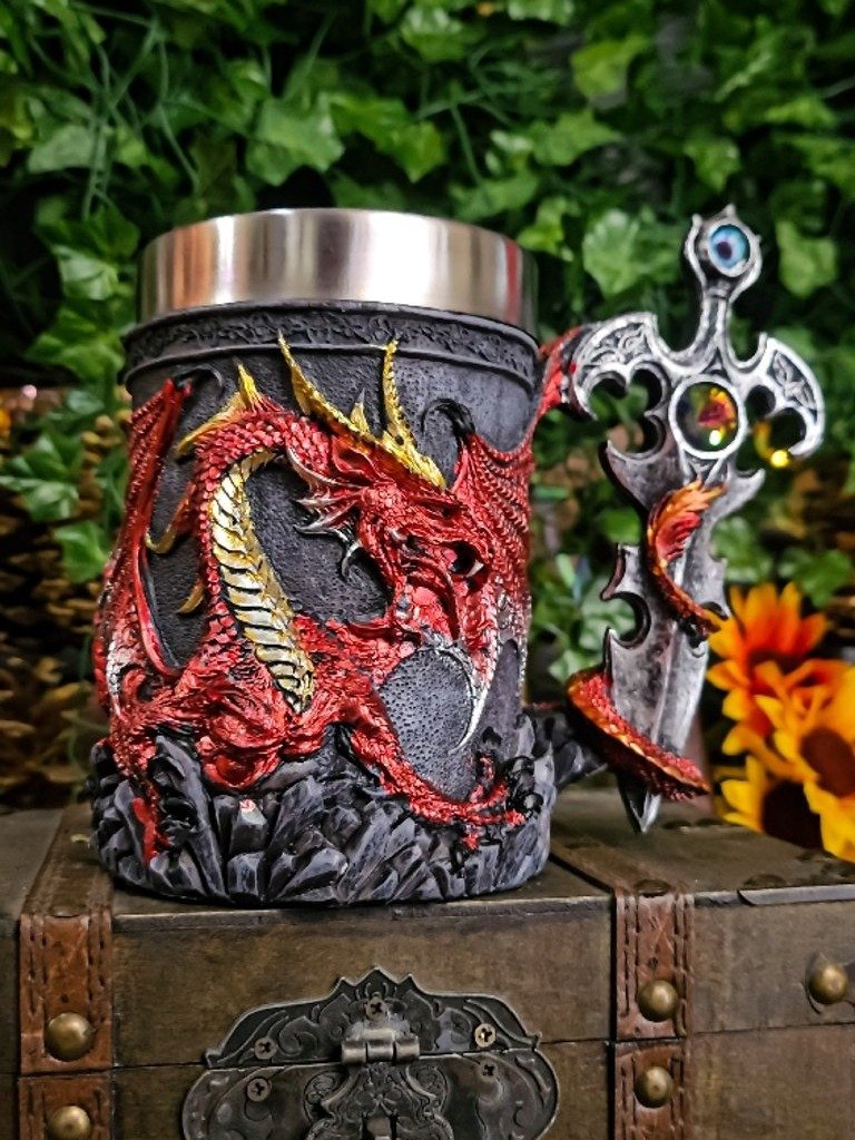 The Armored Kingdom Red Sentinel Dragon Mug product image (6)
