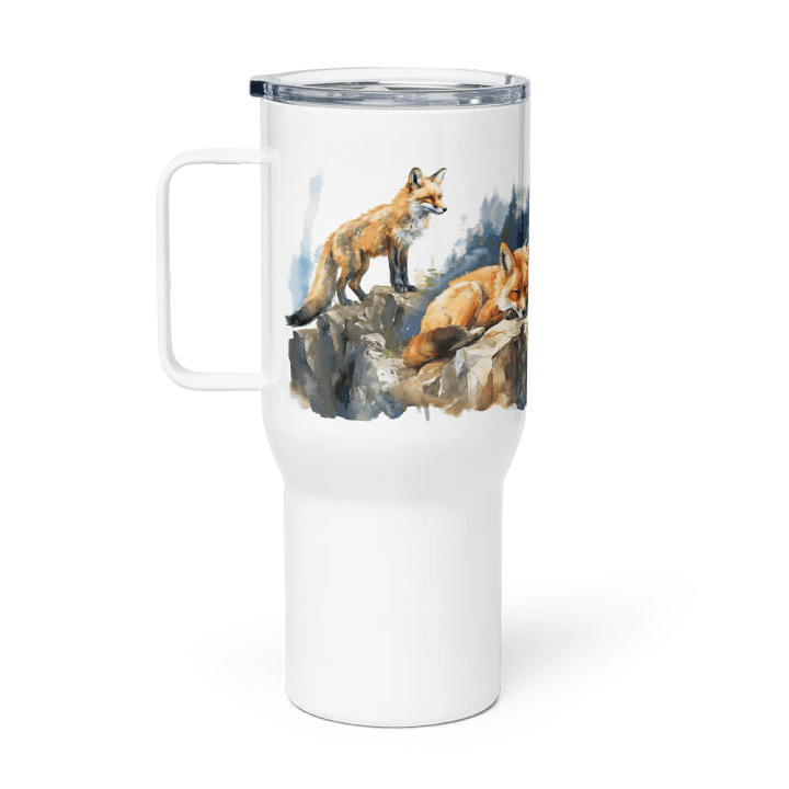 Wilderness Foxes Stainless Steel Travel Mug product image (1)