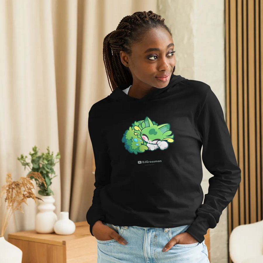Sleeping Chloe • Unisex Hooded Long Sleeve Tee product image (4)