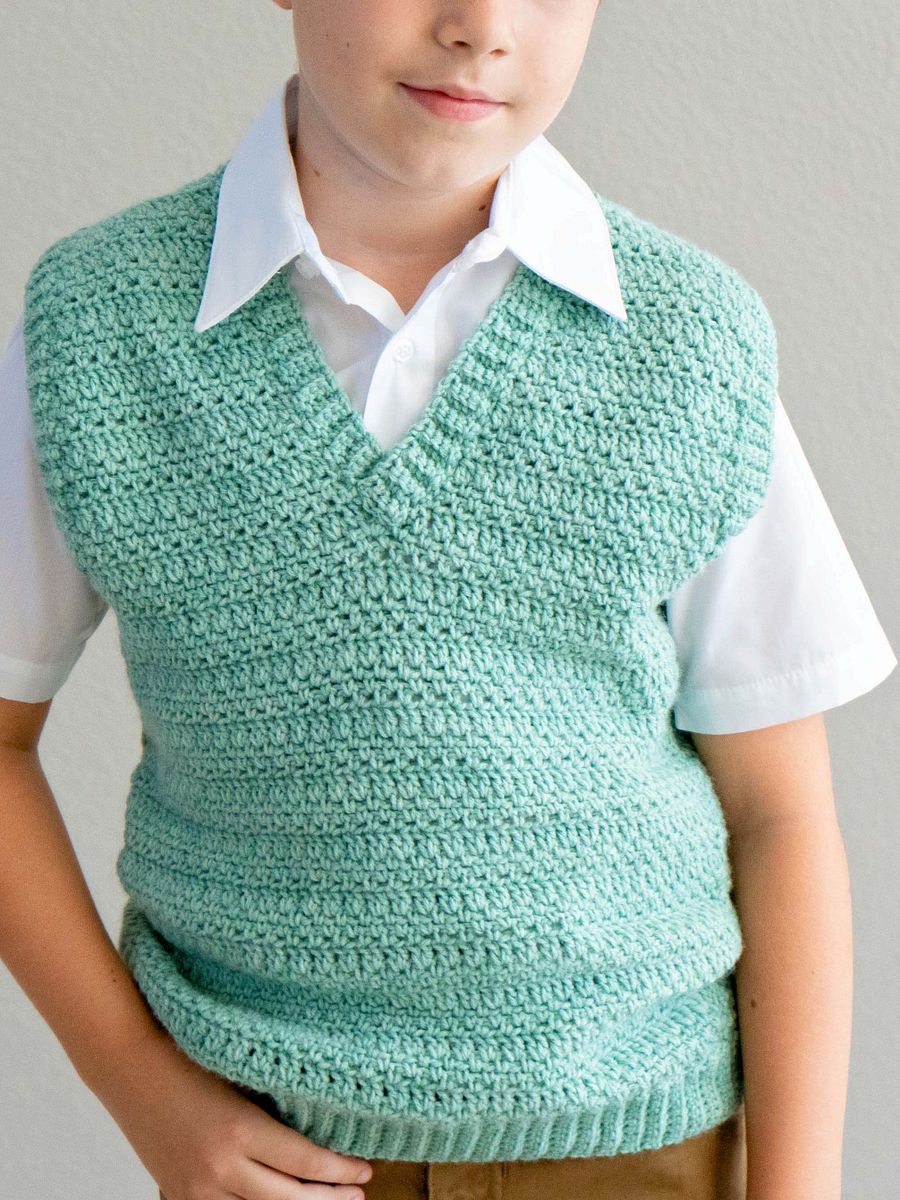 Heatherly Crochet Vest Pattern Tutorial product image (6)