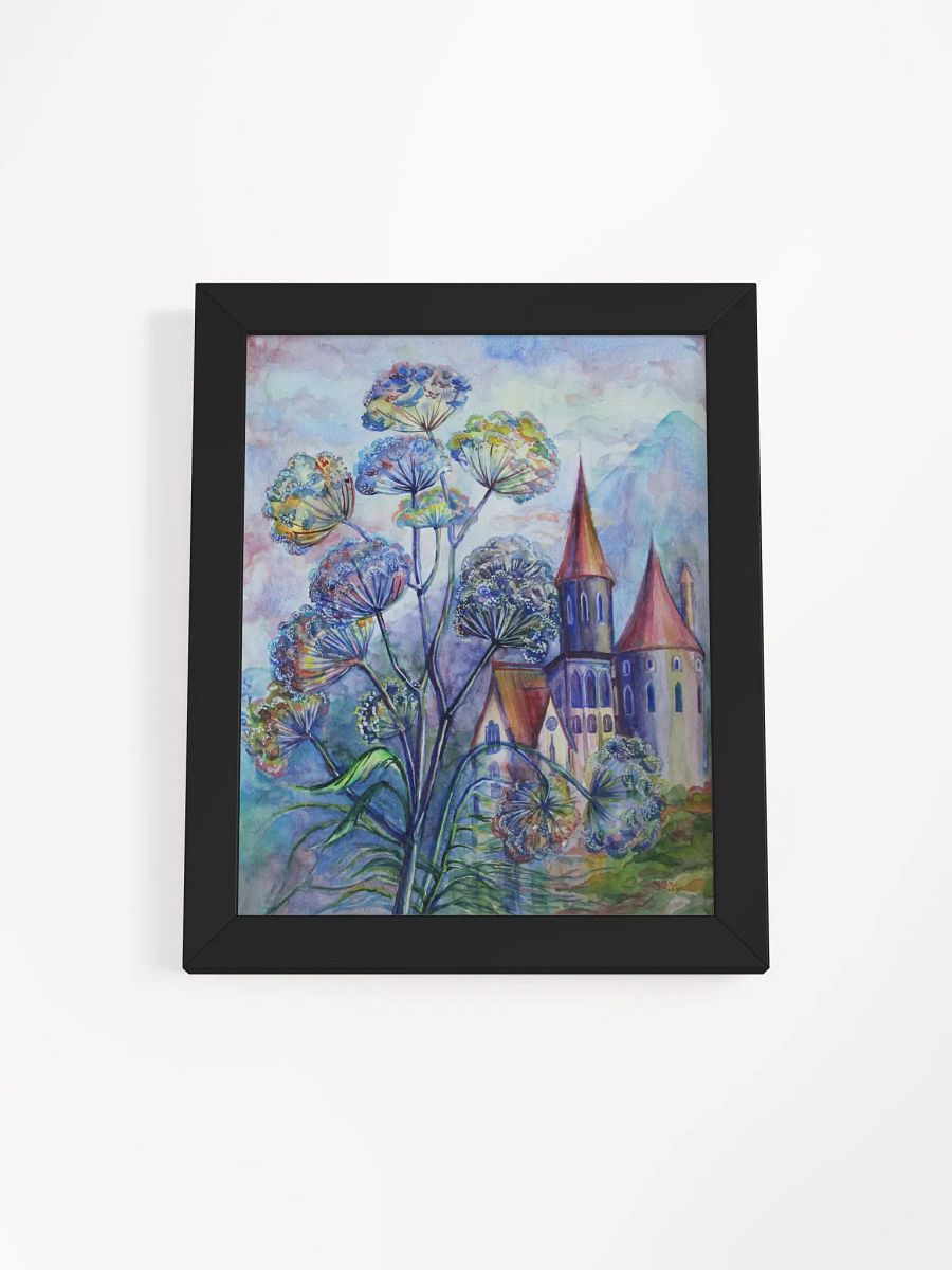 Whimsical Floral Castle Matte Poster - Castle product image (5)