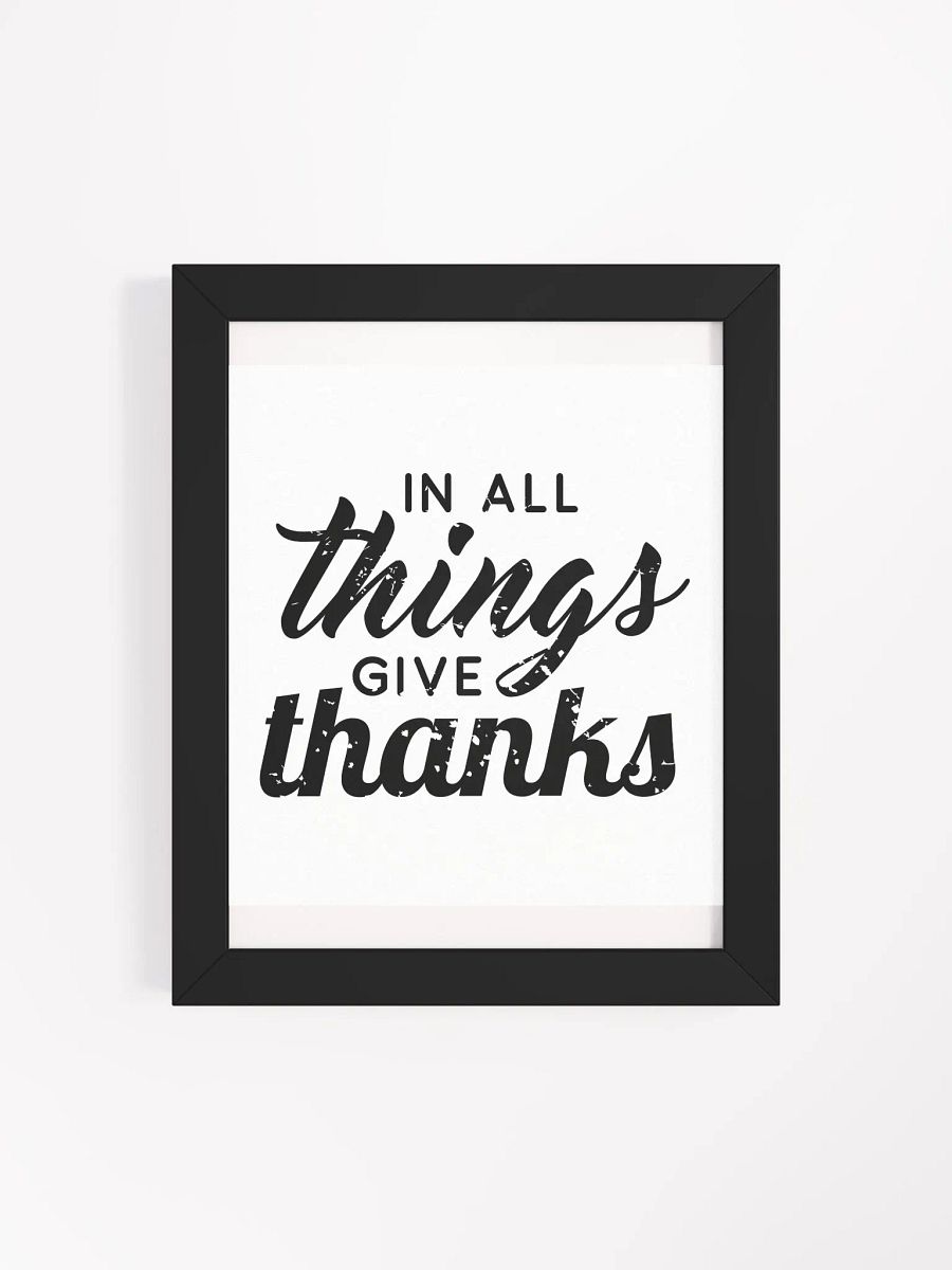 Gratitude in Style Framed Poster product image (4)