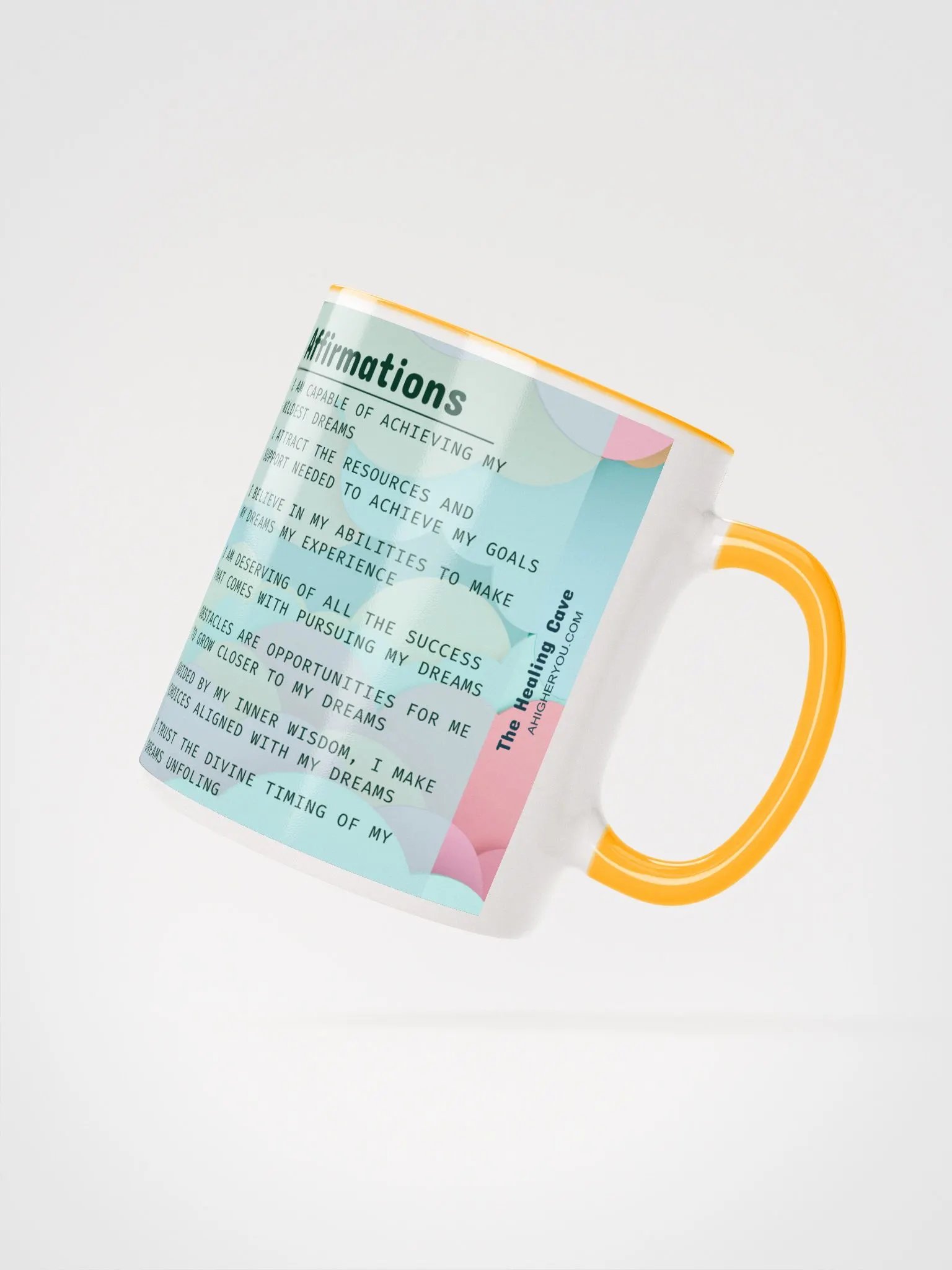 Dream Big Affirmations Ceramic Mug product image (3)