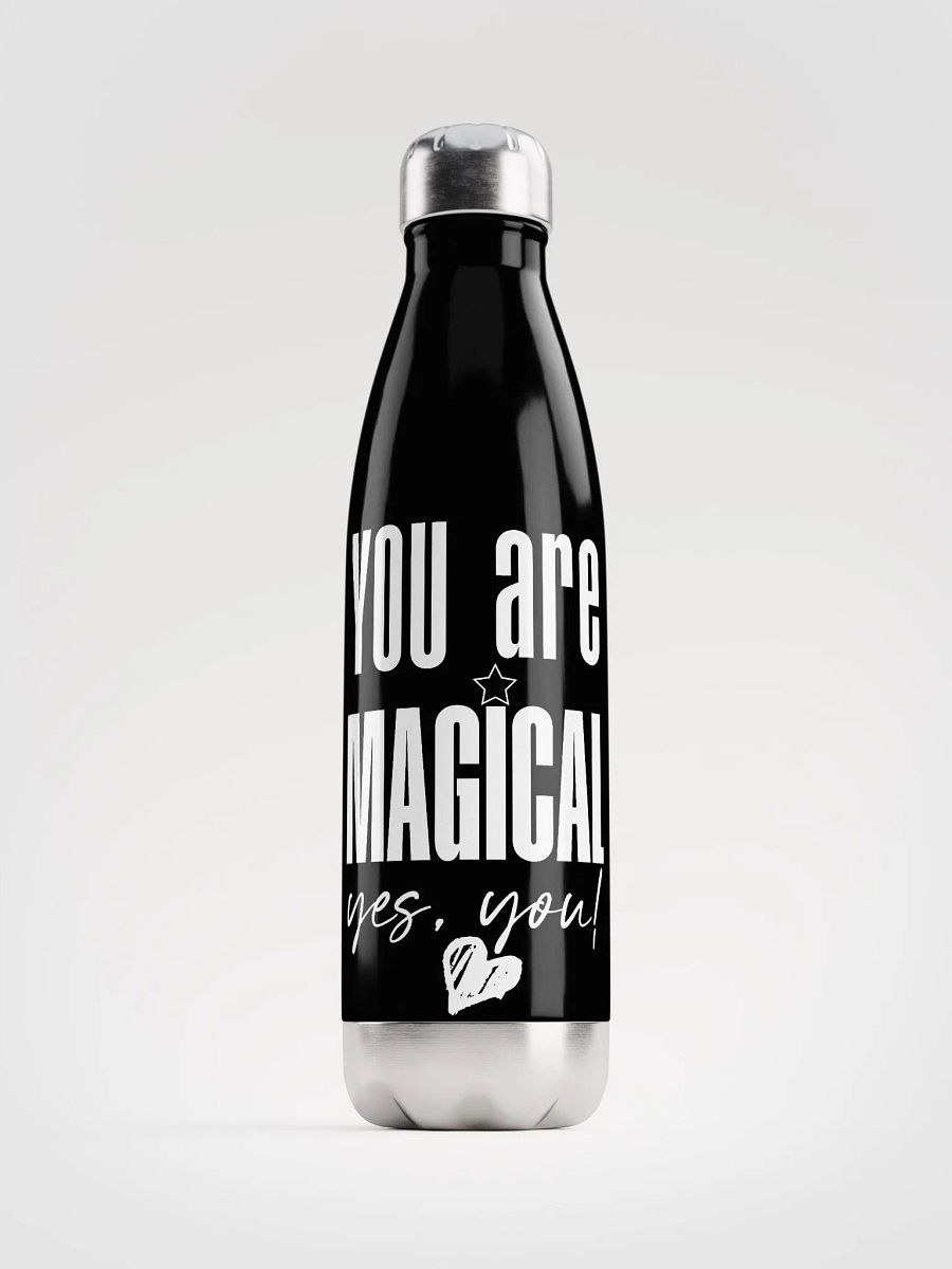 You are Magical Stainless Steel Bottle - black product image (1)