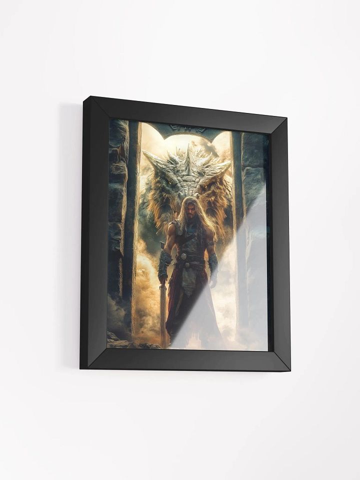 Varek the warrior - Framed High Quality Matte Poster product image (9)