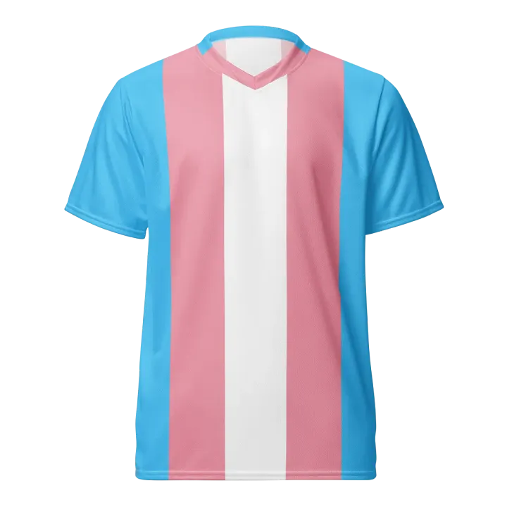 Trans Pride Flag - All-Over Print Jersey product image (1)