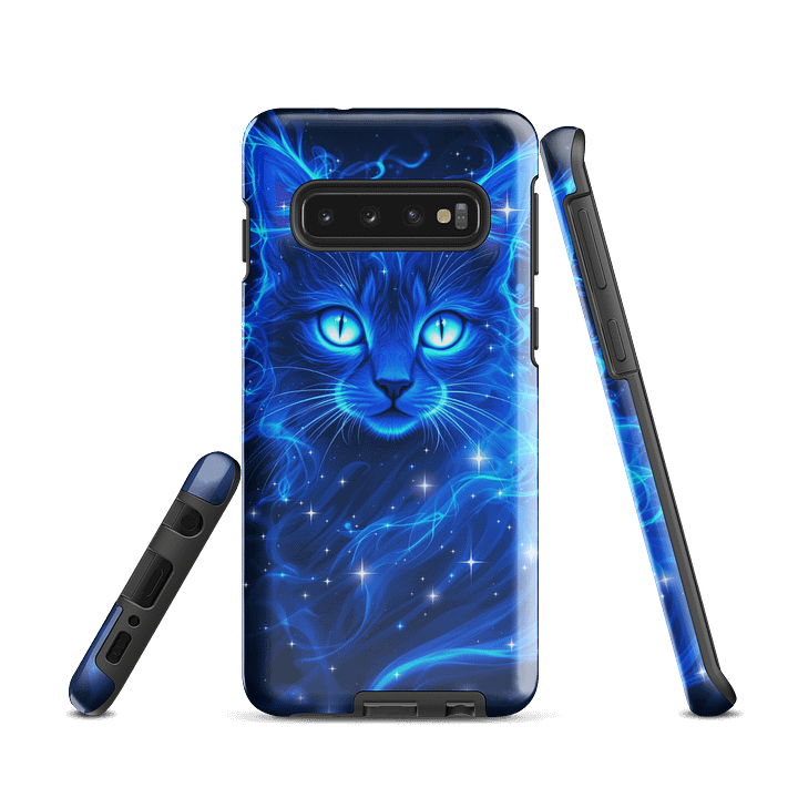 Ethereal Blue Cat Samsung® Tough Case product image (1)