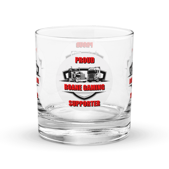 Proud Roane Gaming Supporter Rock Glass product image (1)