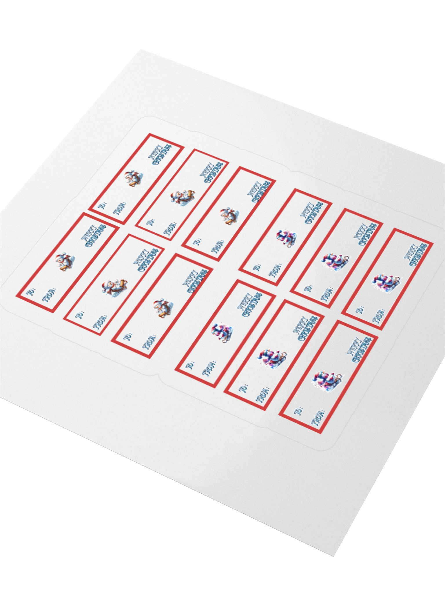 SNOWMEN MERRY CHRISTMAS product image (9)