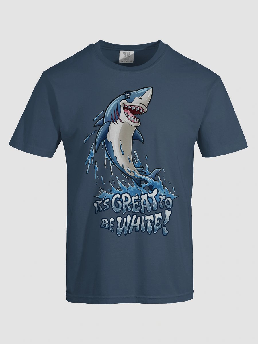 Great White T-Shirt (Full) (Midnight Blue) product image (7)