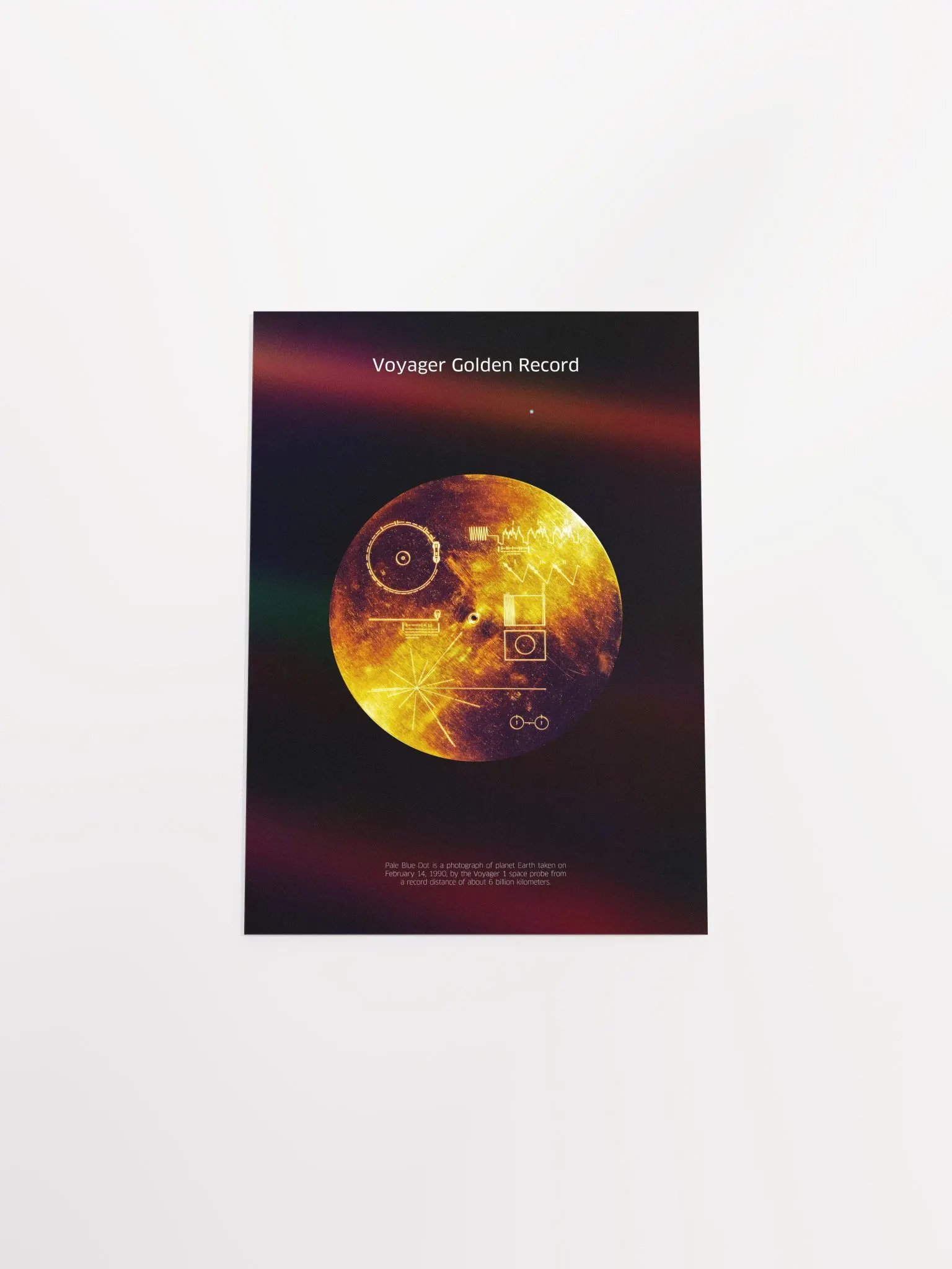 NASA Voyager 1 Golden Record — space poster, science print product image (7)