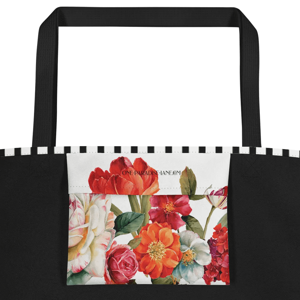 Floral Garden Delight All-Over Tote Bag product image (4)