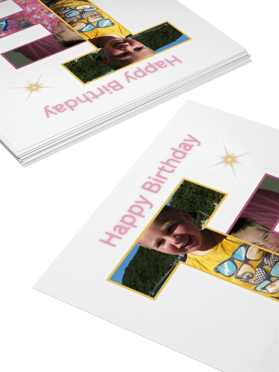 Personalized Birthday Collage Stickers product image (15)