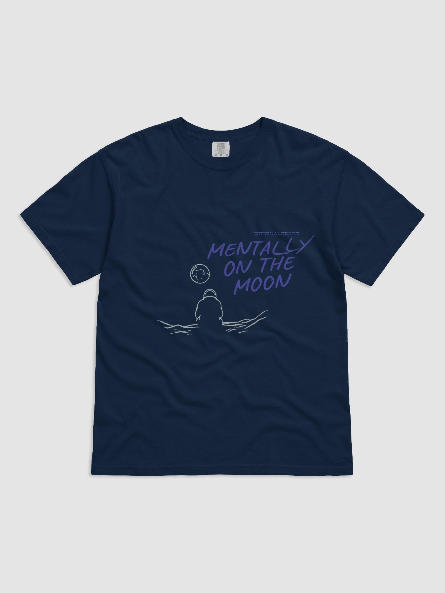 Mentally On The Moon Astronaut T-Shirt product image (1)