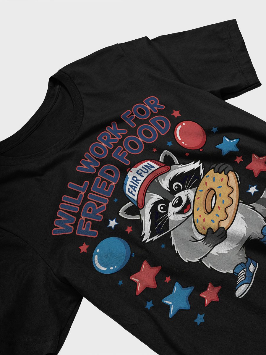 Fair Fun Raccoon Doughnut T-Shirt product image (9)