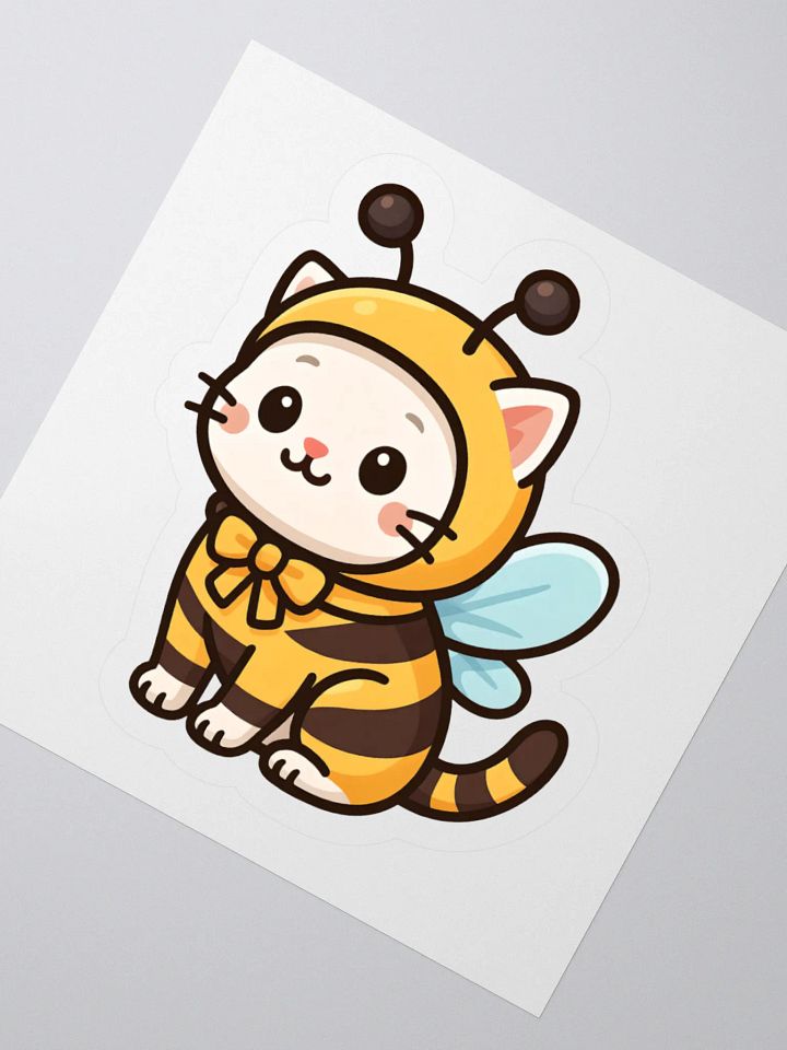 Bee Cat Sticker product image (5)