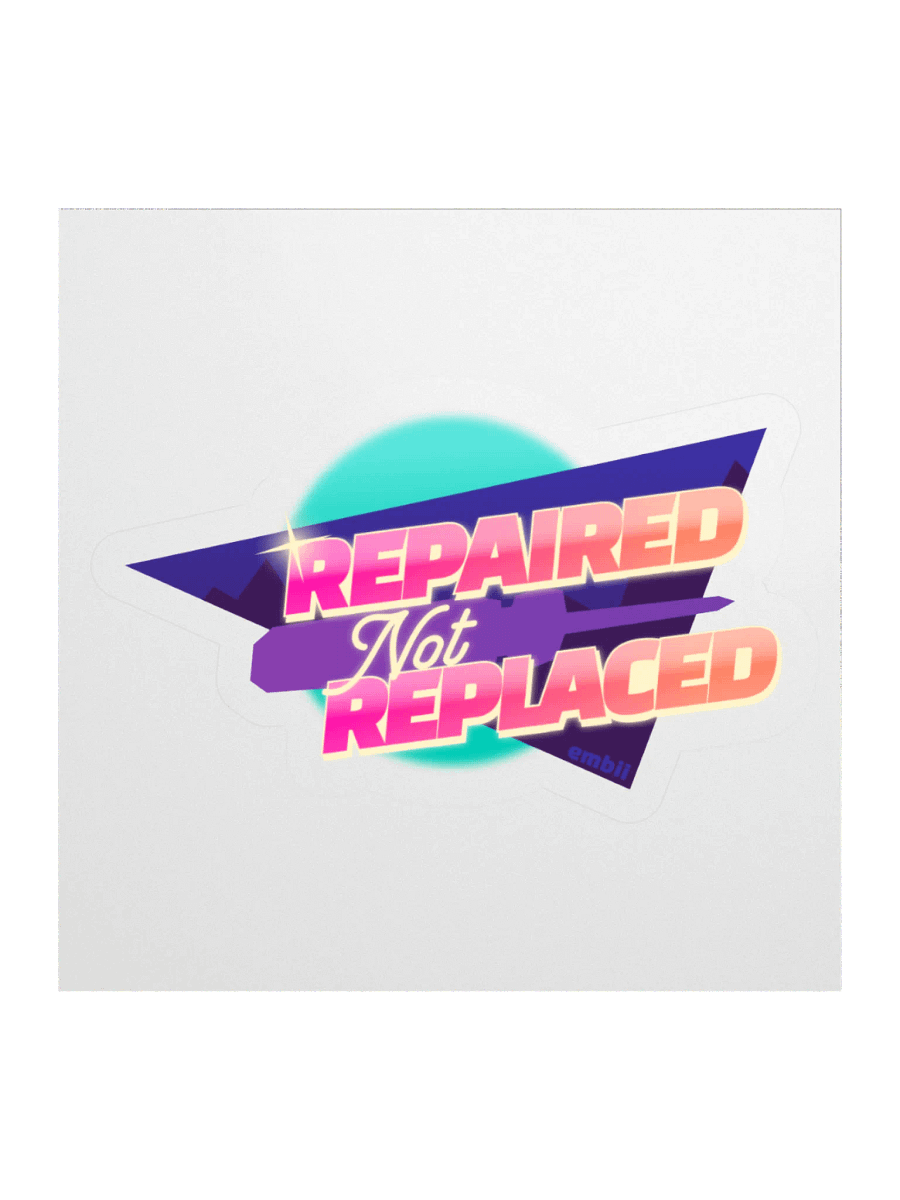 ◖001◗ repaired not replaced sticker product image (1)
