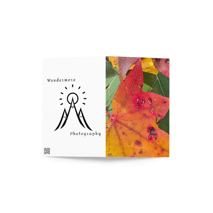 Ladybug in the Fall l Greeting Card (blank) product image (4)