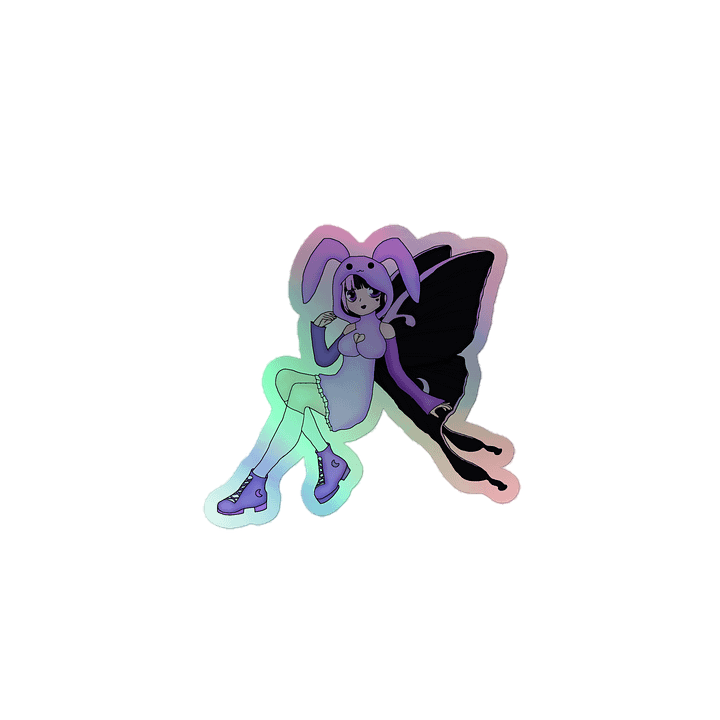 Bunny Mystic Holographic Sticker product image (1)