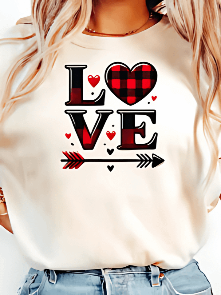Love with Arrows Valentine’s Day Sublimation Graphic – Cute & Playful Valentine Artwork for Couples – Ideal Valentine’s Gift – Instant Digital Download – 300 DPI PNG product image (1)
