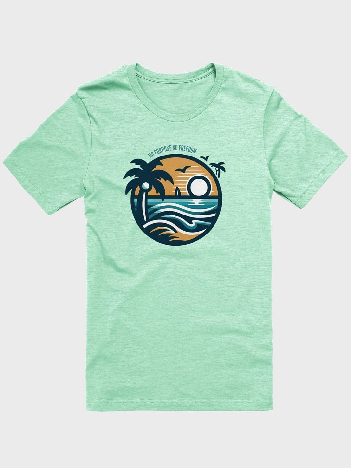 Tropical Sunrise Waves T-Shirt | no purpose no freedom product image (4)