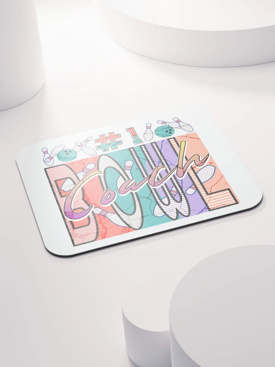 Number 1 Coach Bowling Vibrant Mouse Pad product image (4)