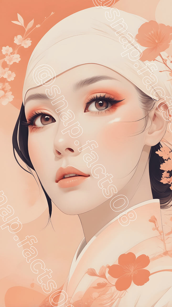 Moonlit Elegance – Japanese Aesthetic Digital Art product image (1)