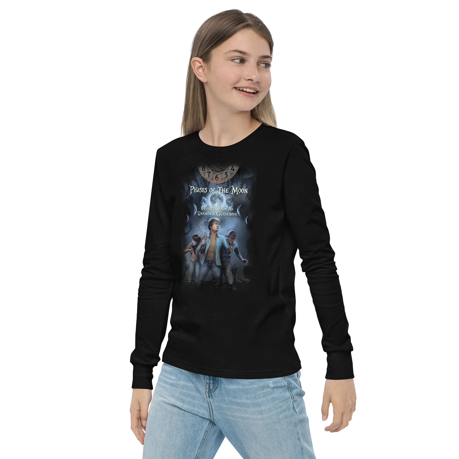 Phases of the Moon - Youth Long Sleeve T-Shirt product image (3)