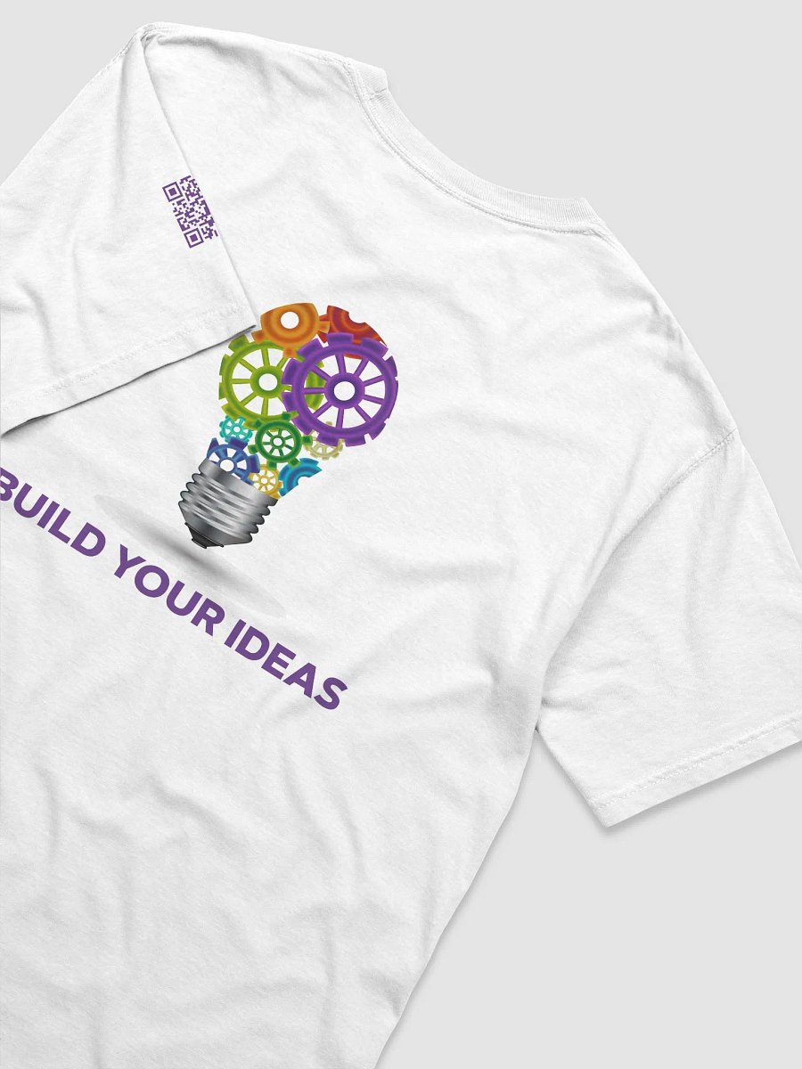 Build Your Ideas T-Shirt Crisp White With Purple product image (4)