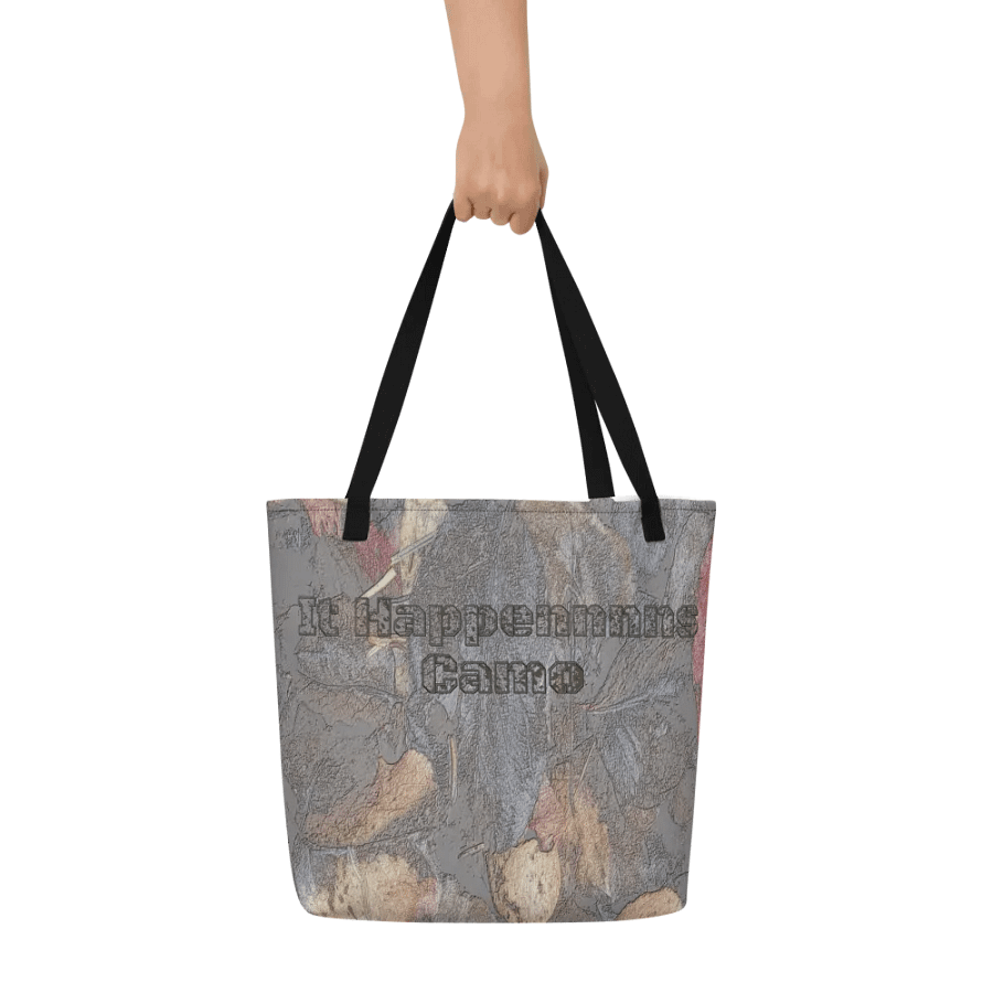 Large Tote Bag w/ Pocket - MossyOak - It Happennnns Camo product image (7)